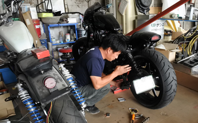 バイクカスタム・オリジナルパーツ